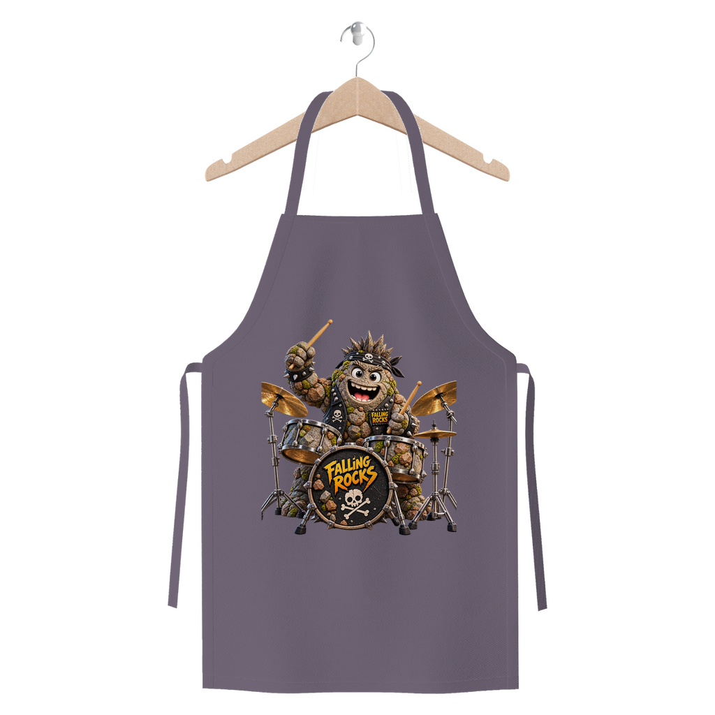 Falling Rocks COllection Premium Jersey Apron
