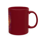 Skull Clash Ceramic Mug — Vintage Rock Tattoo Coffee Cup