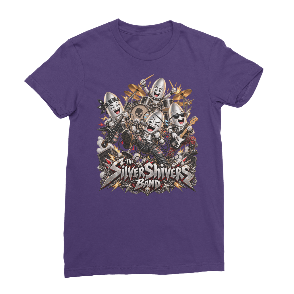 The Silver Shivers Band Premium Jersey Women's T-Shirt