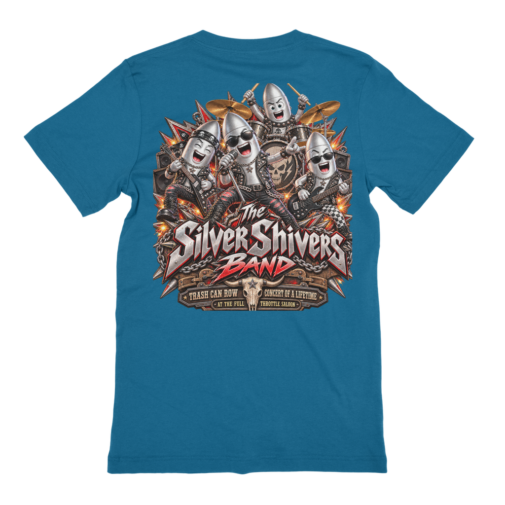 The Silver Shivers Band Premium Jersey Adult T-Shirt