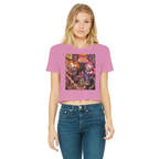 The Last Laugh Society Classic Women's Cropped Raw Edge T-Shirt