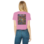 Trash Can Row: Concert for a Lifetime – Classic Women's Cropped Raw Edge T-Shirt