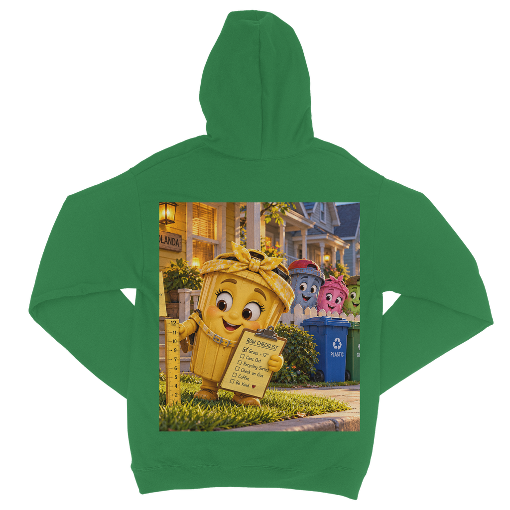 Trash Can Row – Classic Adult Zip Hoodie