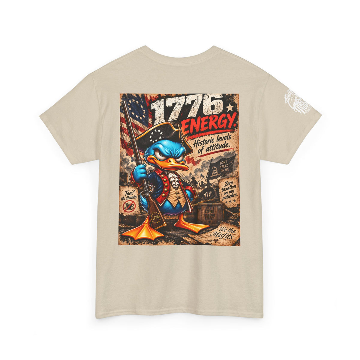 FUCK A DUCK BAND — Design #6 | Support the Troops, Defend the Rights Back Graphic Tee