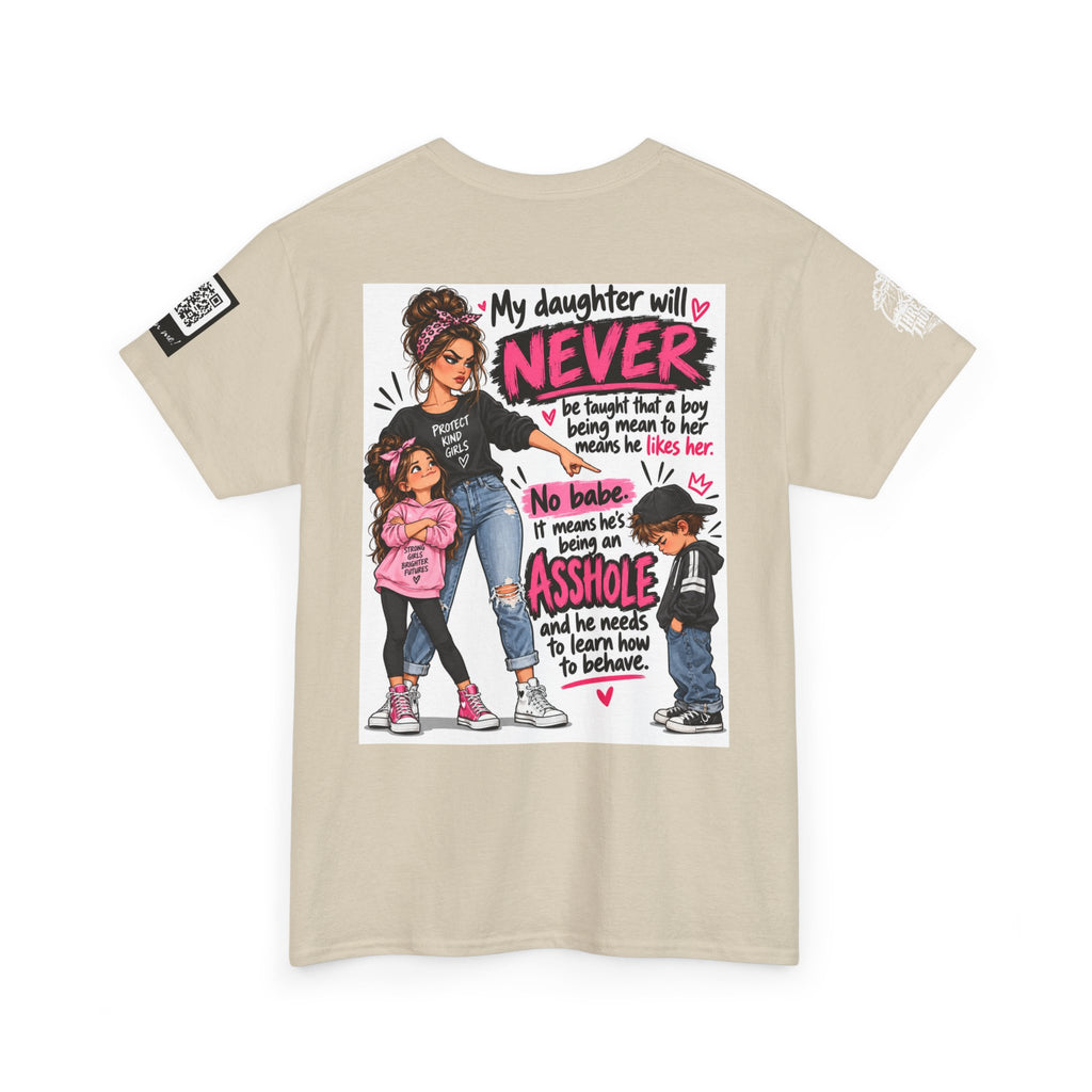 Mean Boys Are Assholes — Protective Mom Back Graphic Tee