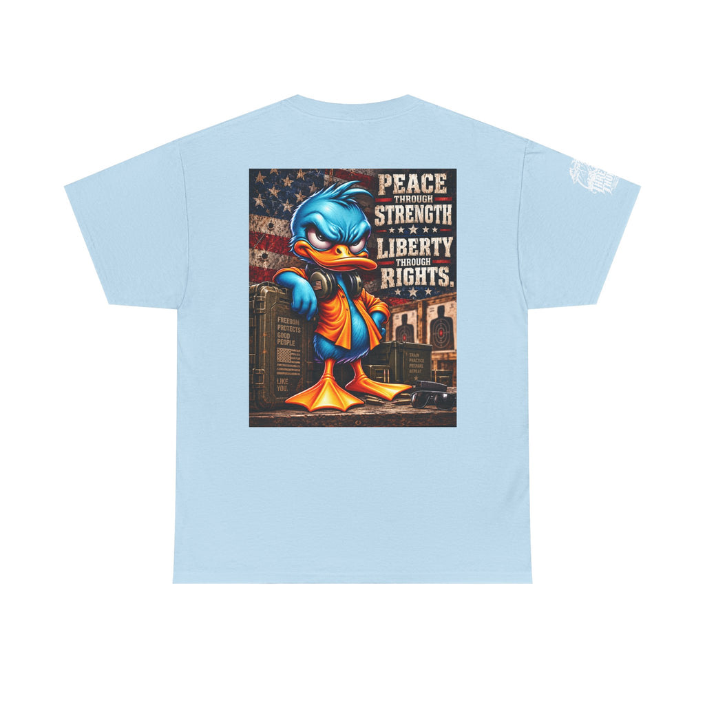 Peace Through Strength, Liberty Through Rights Back Graphic Tee