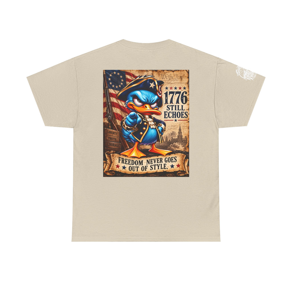 1776 Still Echoes — Freedom Never Goes Out of Style Back Graphic Tee
