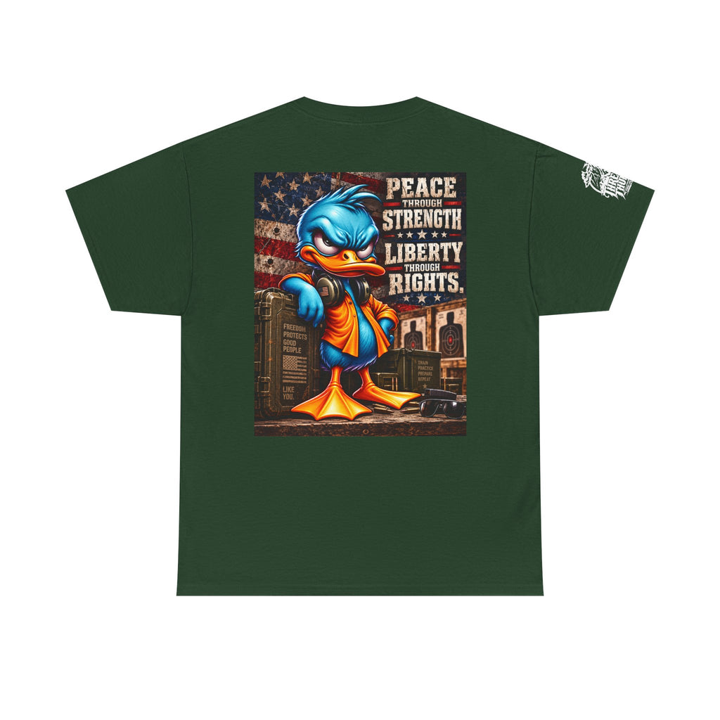 Peace Through Strength, Liberty Through Rights Back Graphic Tee