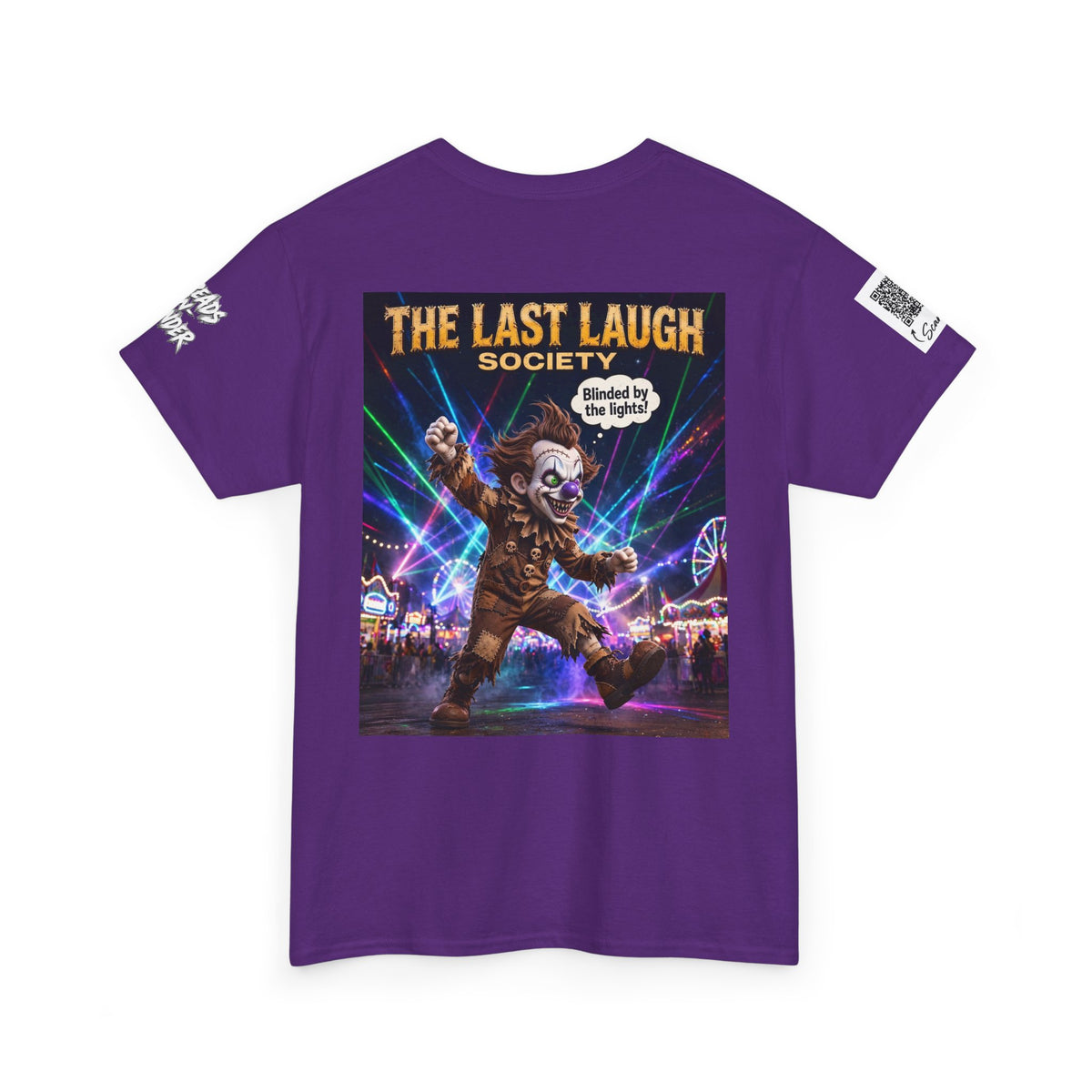 The Last Laugh Society Tee #103 — Carnival Clown Horror Graphic T-Shirt