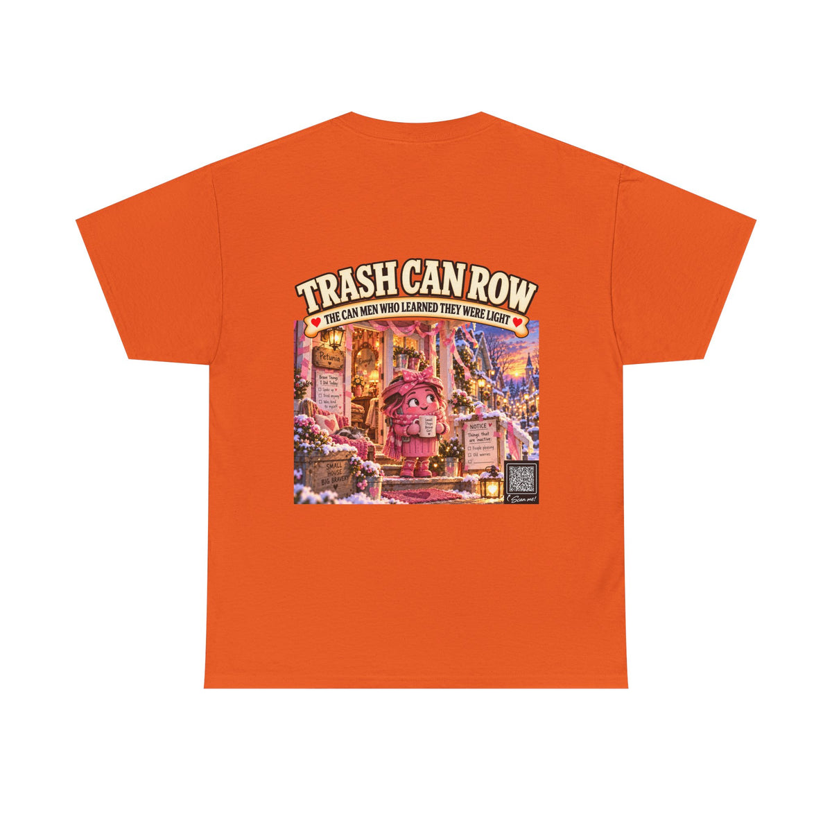 Trash Can Row Tee #3