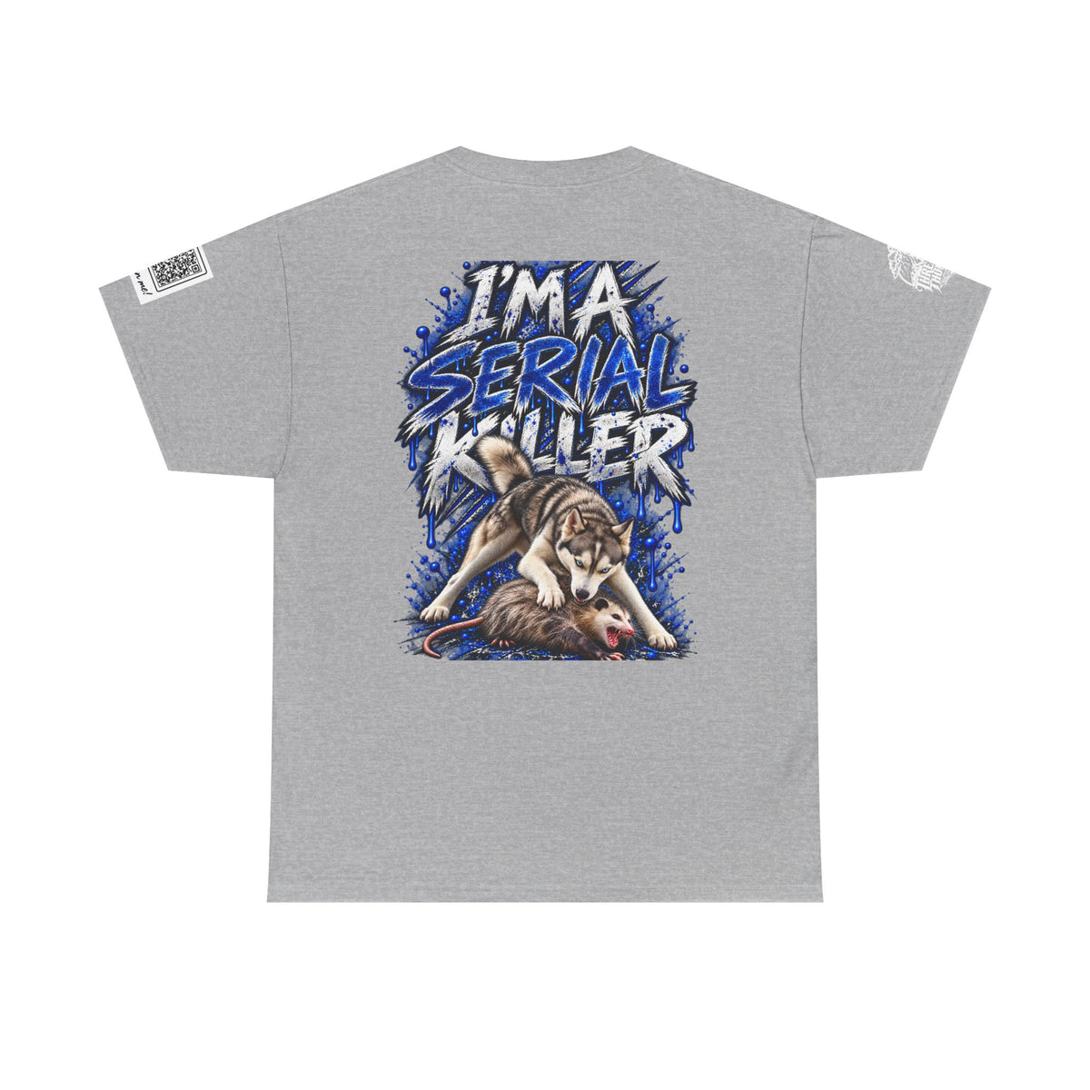 T-Shirt — "I'm A Serial Killer" Wolf Graphic Tee