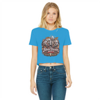 The Silver Shivers Band Classic Women's Cropped Raw Edge T-Shirt