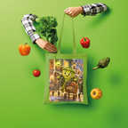 Trash Can Row Shopper Tote Bag