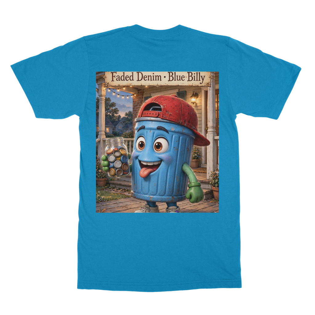 Trash Can Row – Classic Heavy Cotton Adult T-Shirt