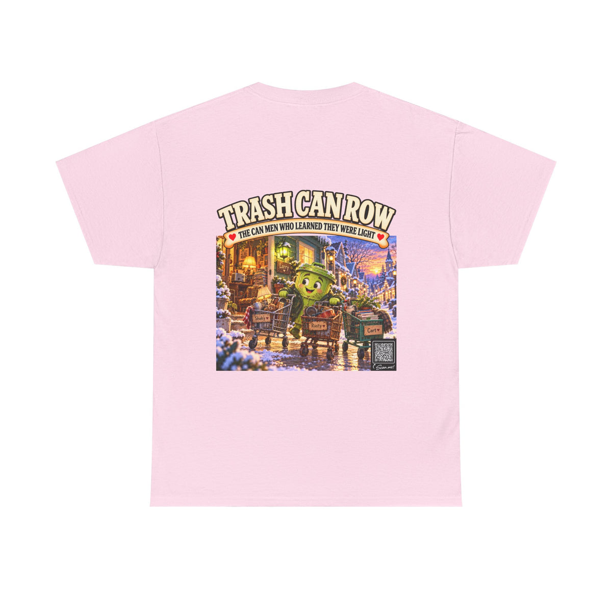 Trash Can Row Tee #4