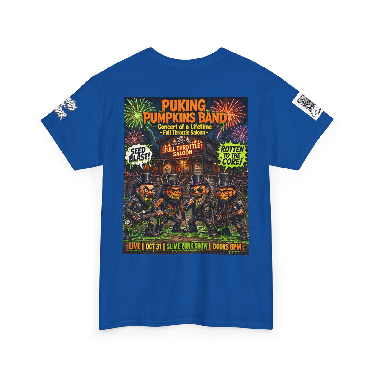 The Puking Pumpkins Punks #1 — Concert of Life - Horror Graphic T-Shirt