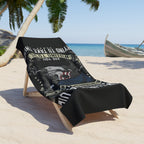 2nd Amendment Skull Beach Towel — "I’m Willing to Die Protecting My 2nd Amendment Rights" Patriotic Gun Rights Towel