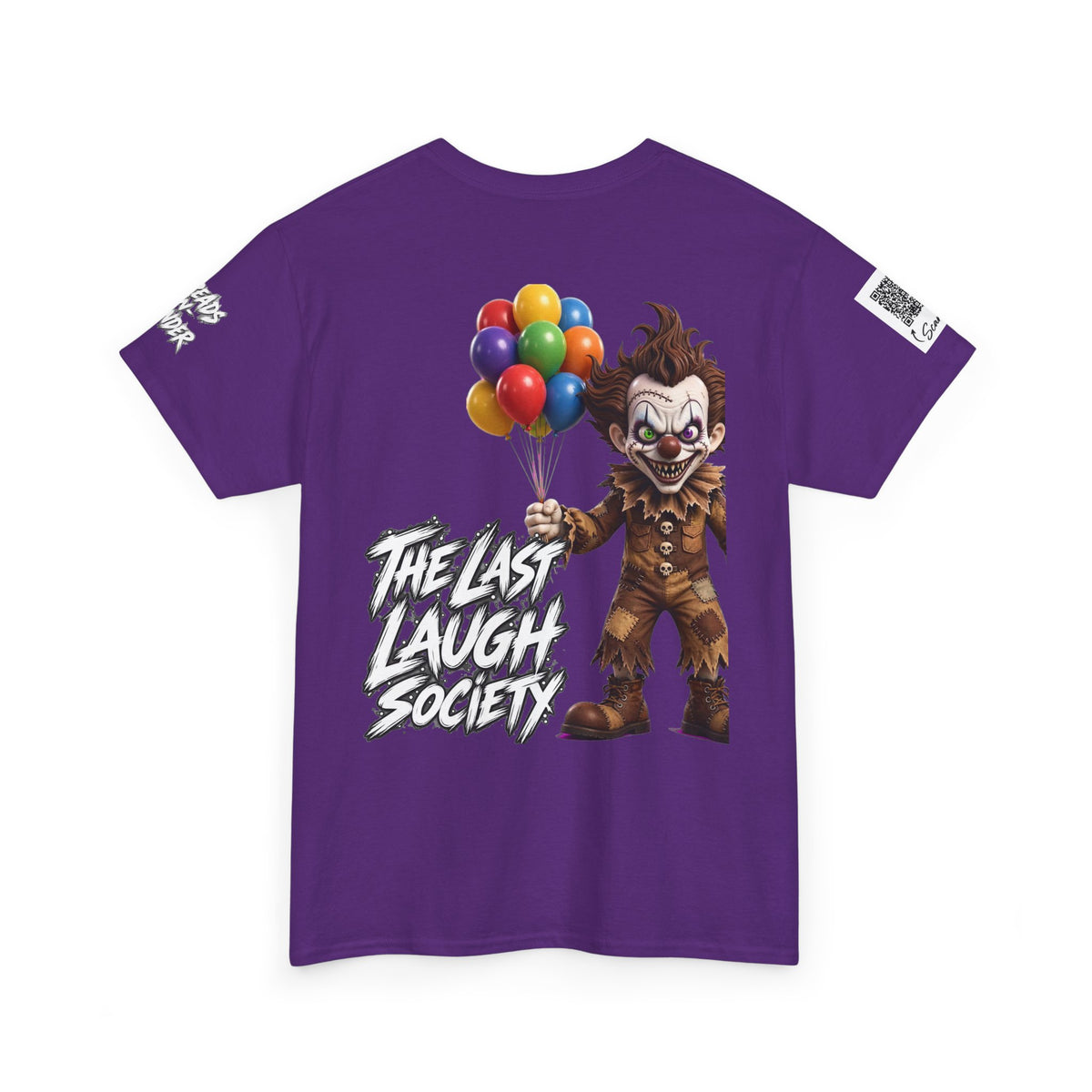 The Last Laugh Society Tee #120 — Carnival Clown Horror Graphic T-Shirt