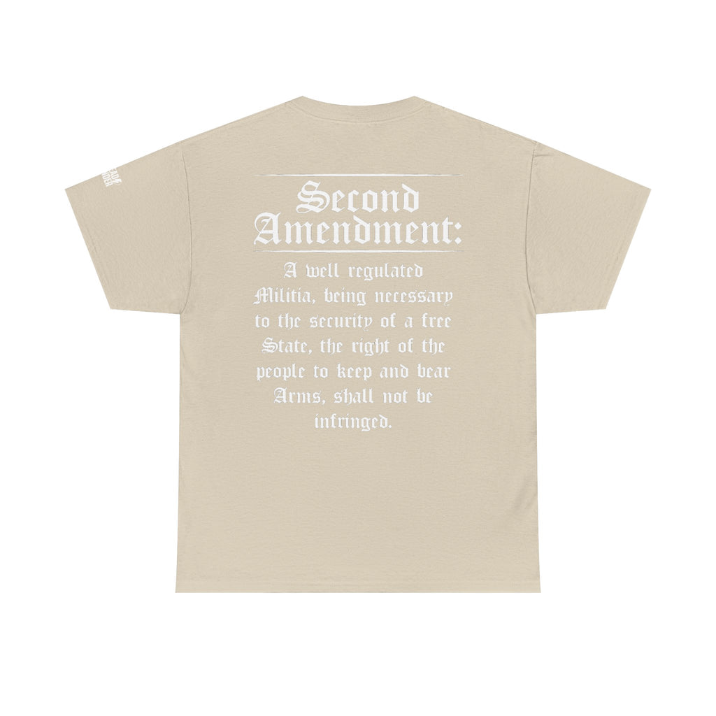 Second Amendment T-Shirt — Constitution Quote Flag Tee