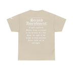 Second Amendment T-Shirt — Constitution Quote Flag Tee