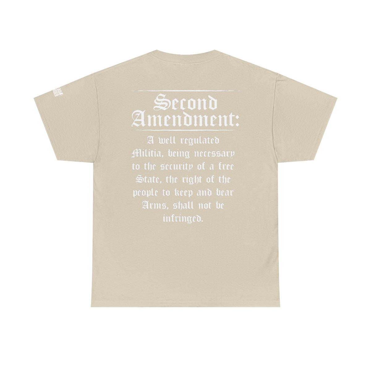Second Amendment T-Shirt — Constitution Quote Flag Tee
