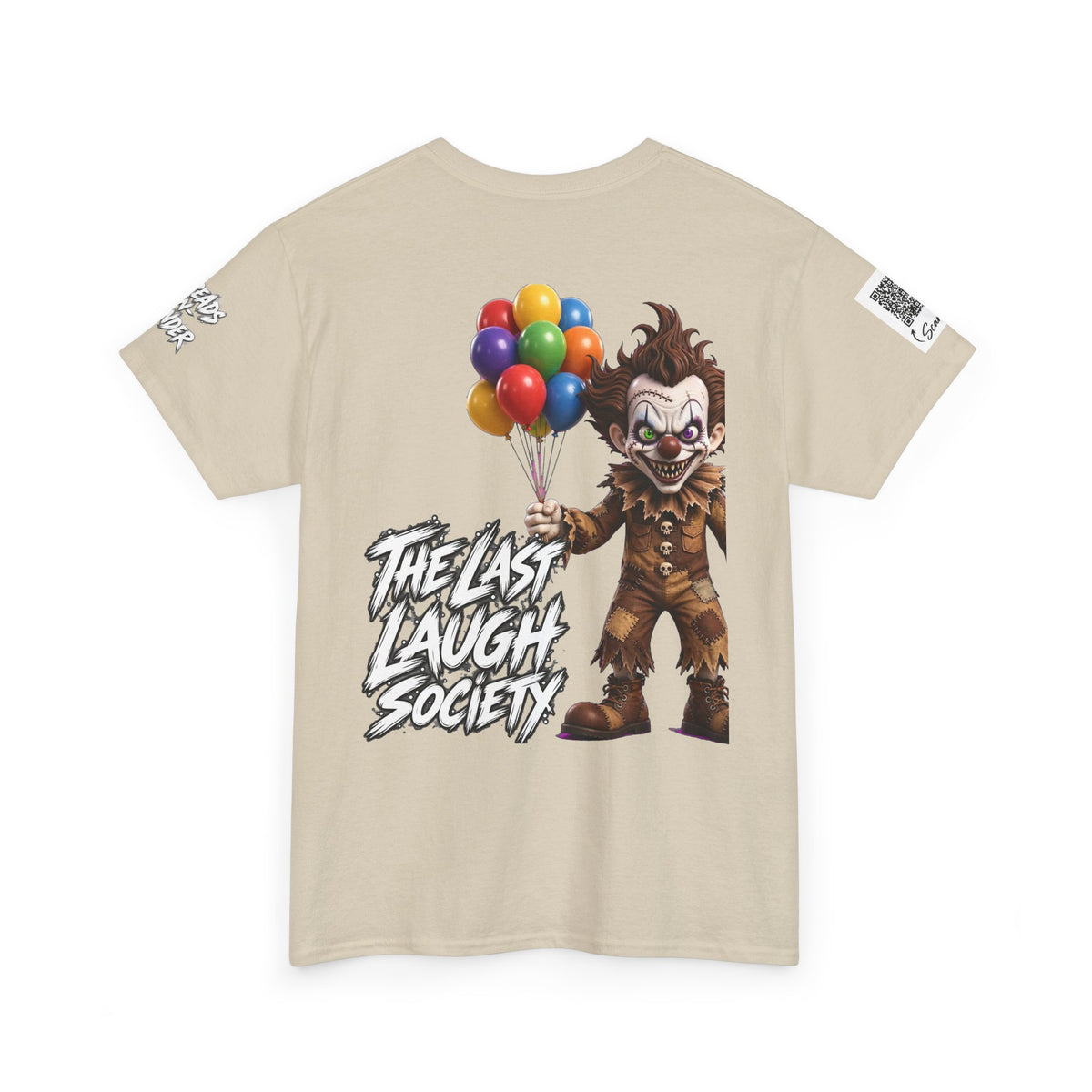 The Last Laugh Society Tee #120 — Carnival Clown Horror Graphic T-Shirt