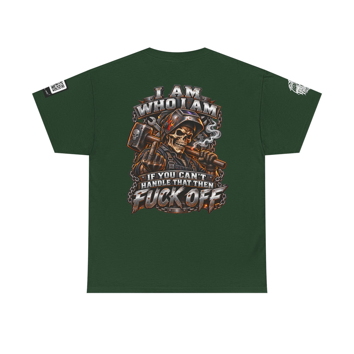 I Am Who I Am — If You Can’t Handle It, Fuck Off Back Graphic Tee