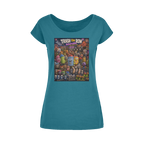 Trash Can Row CONCERT FOR A LIFETIME Wide Neck Women's T-Shirt XS-5XL