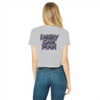 ANGRY CAN MAN 3.0 Classic Women's Cropped Raw Edge T-Shirt