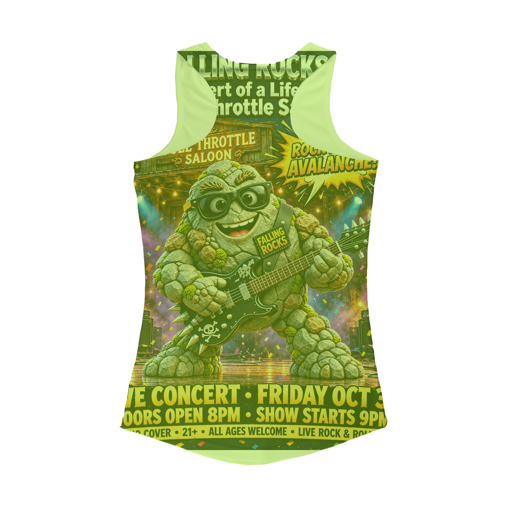 Falling Rocks COllection Women Performance Tank Top