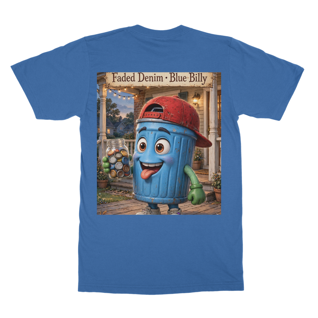 Trash Can Row – Classic Heavy Cotton Adult T-Shirt