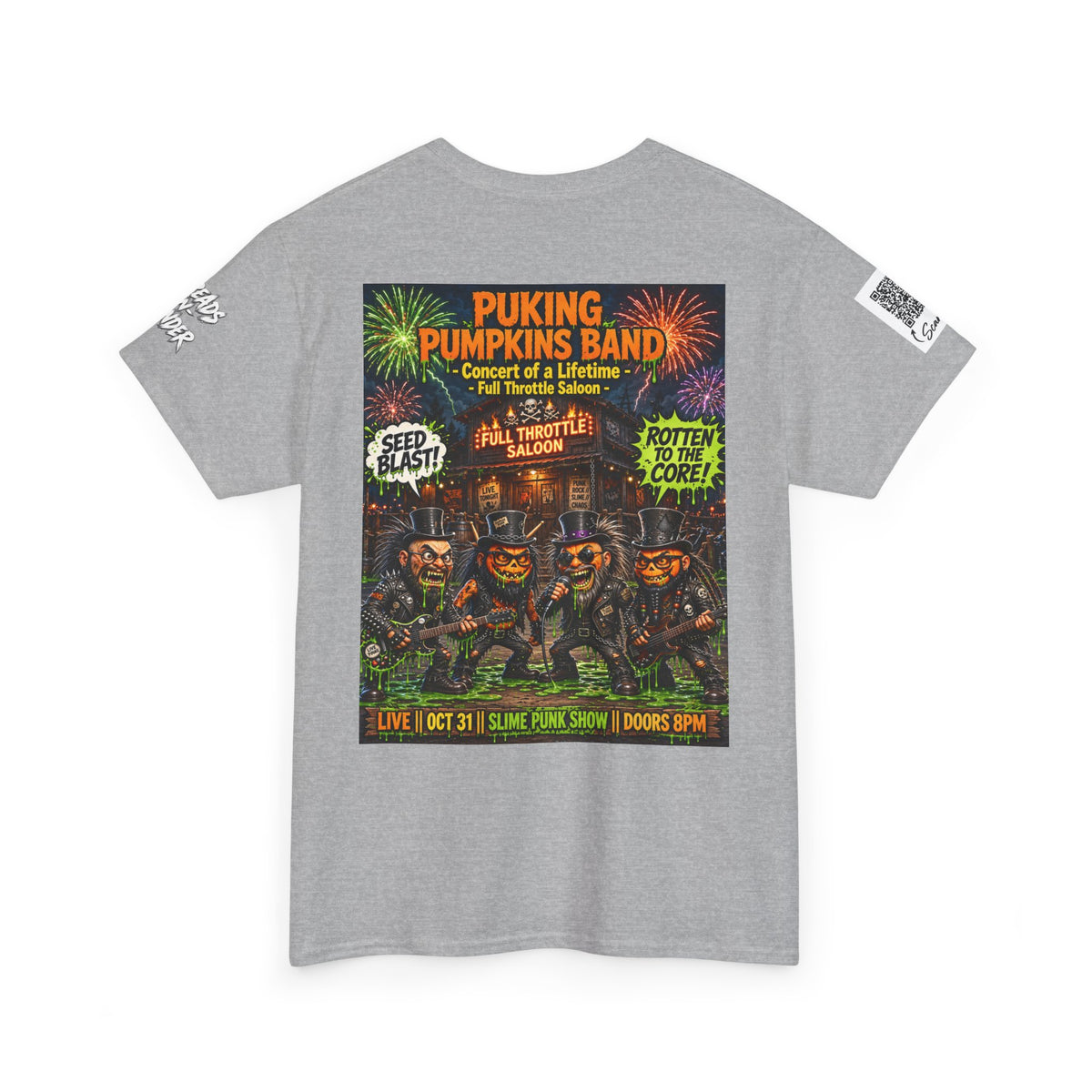 The Puking Pumpkins Punks #1 — Concert of Life - Horror Graphic T-Shirt