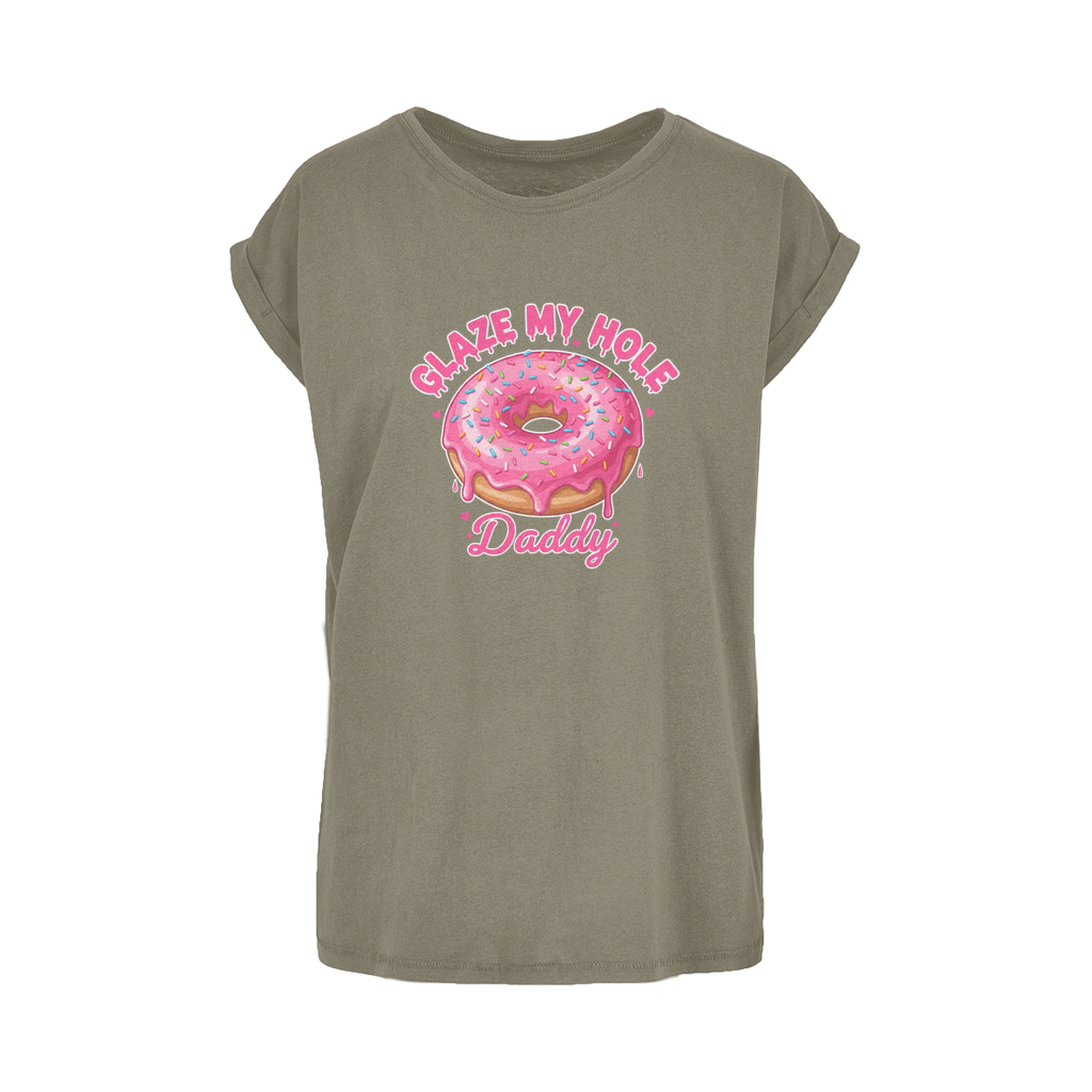 AOC Women's Extended Shoulder T-Shirt XS-5XL