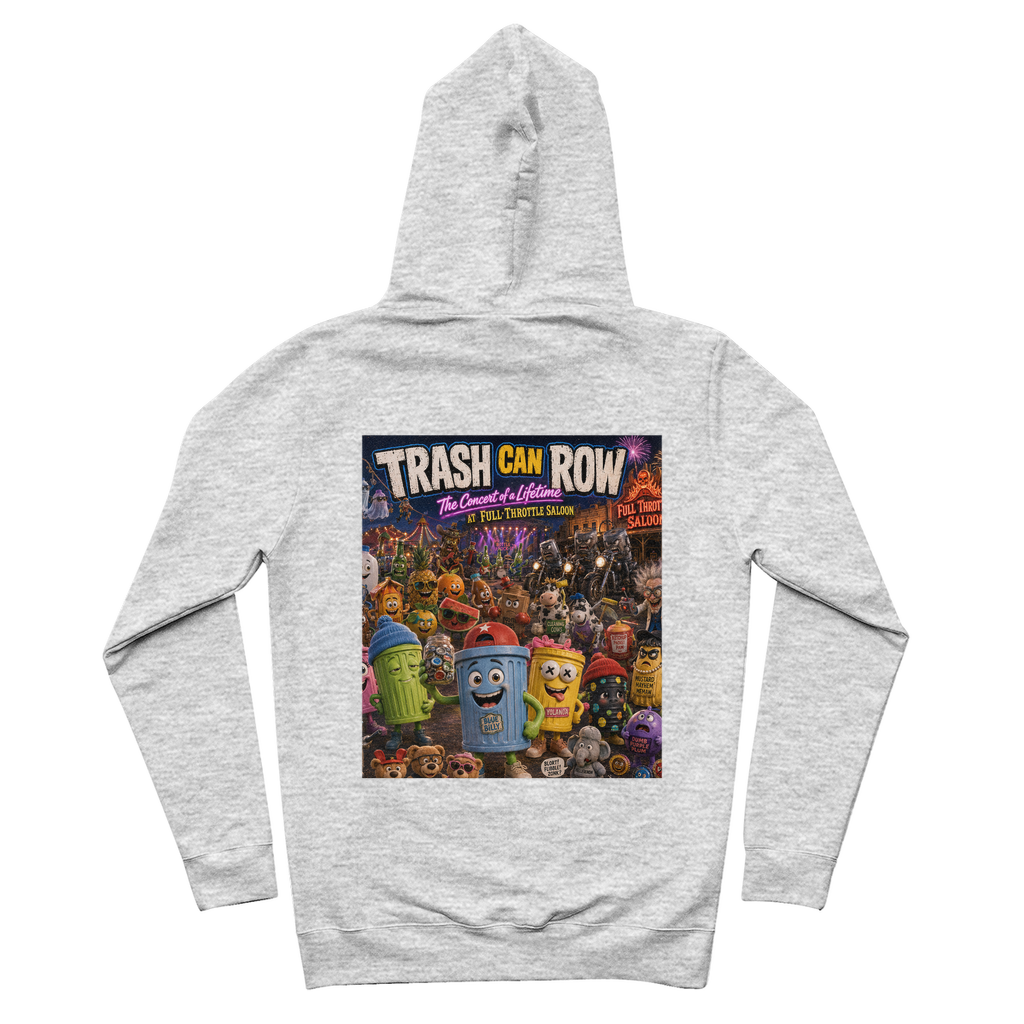 Trash Can Row: Concert for a Lifetime – 100% Organic Cotton Hoodie