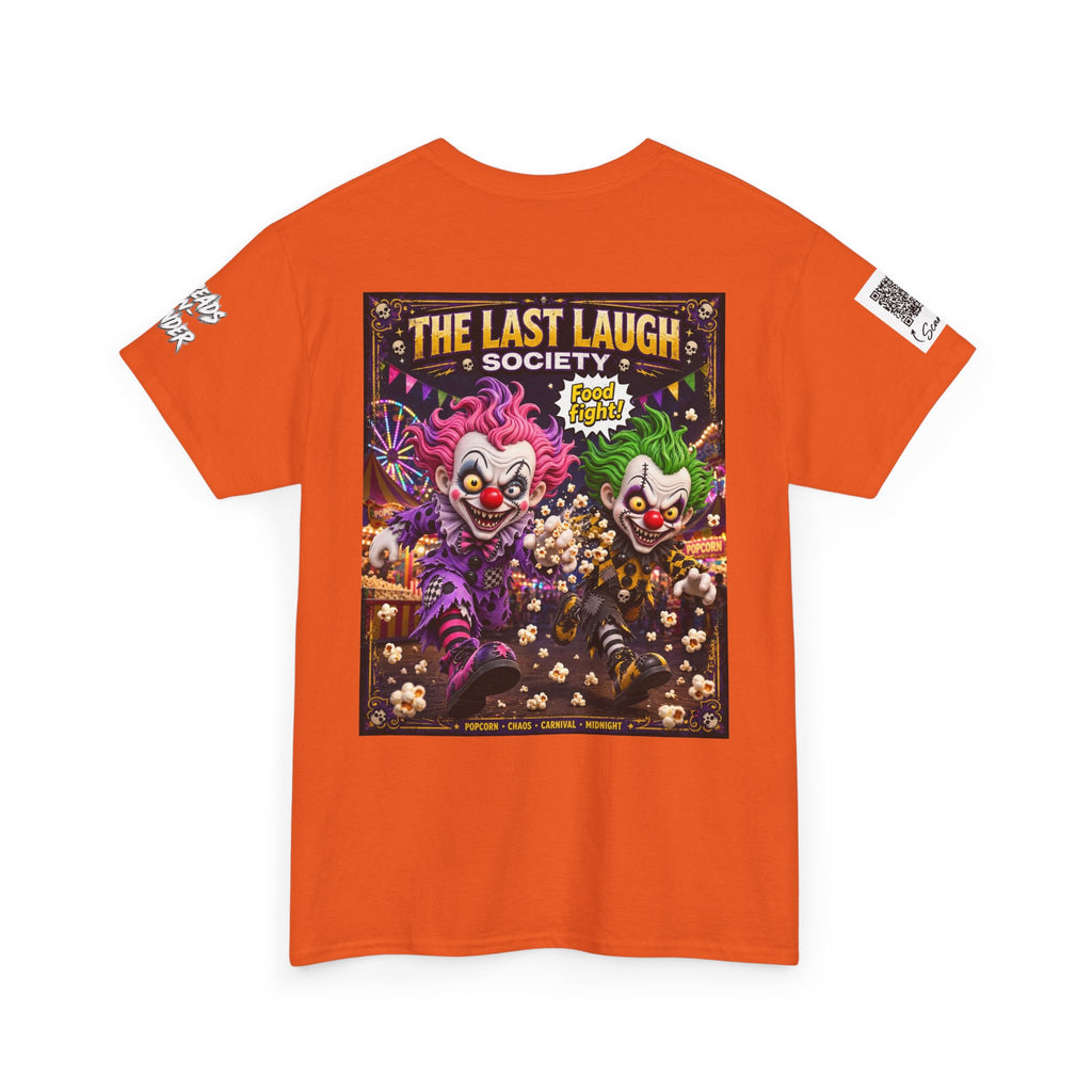 The Last Laugh Society Tee #132 — Carnival Clown Horror Graphic T-Shirt