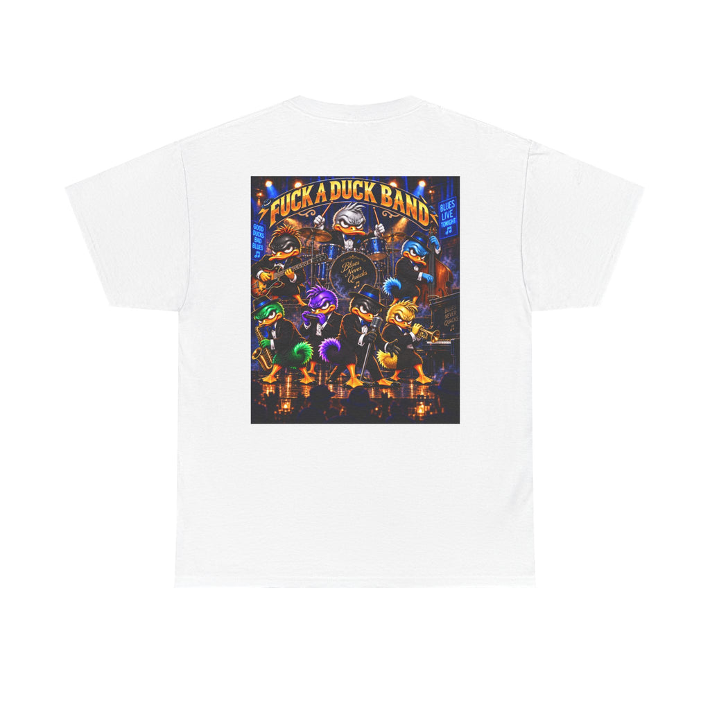 Blues Live Tonight — FUCK A DUCK BAND Back Graphic Tee