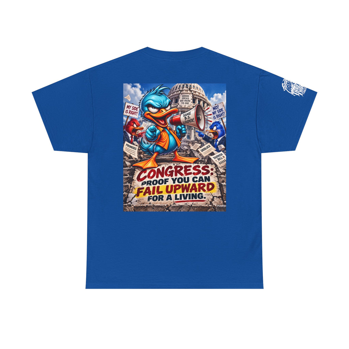 Congress — Proof You Can Fail Upward for a Living Back Graphic Tee