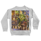 Trash Can Row Classic Kids Sweatshirt