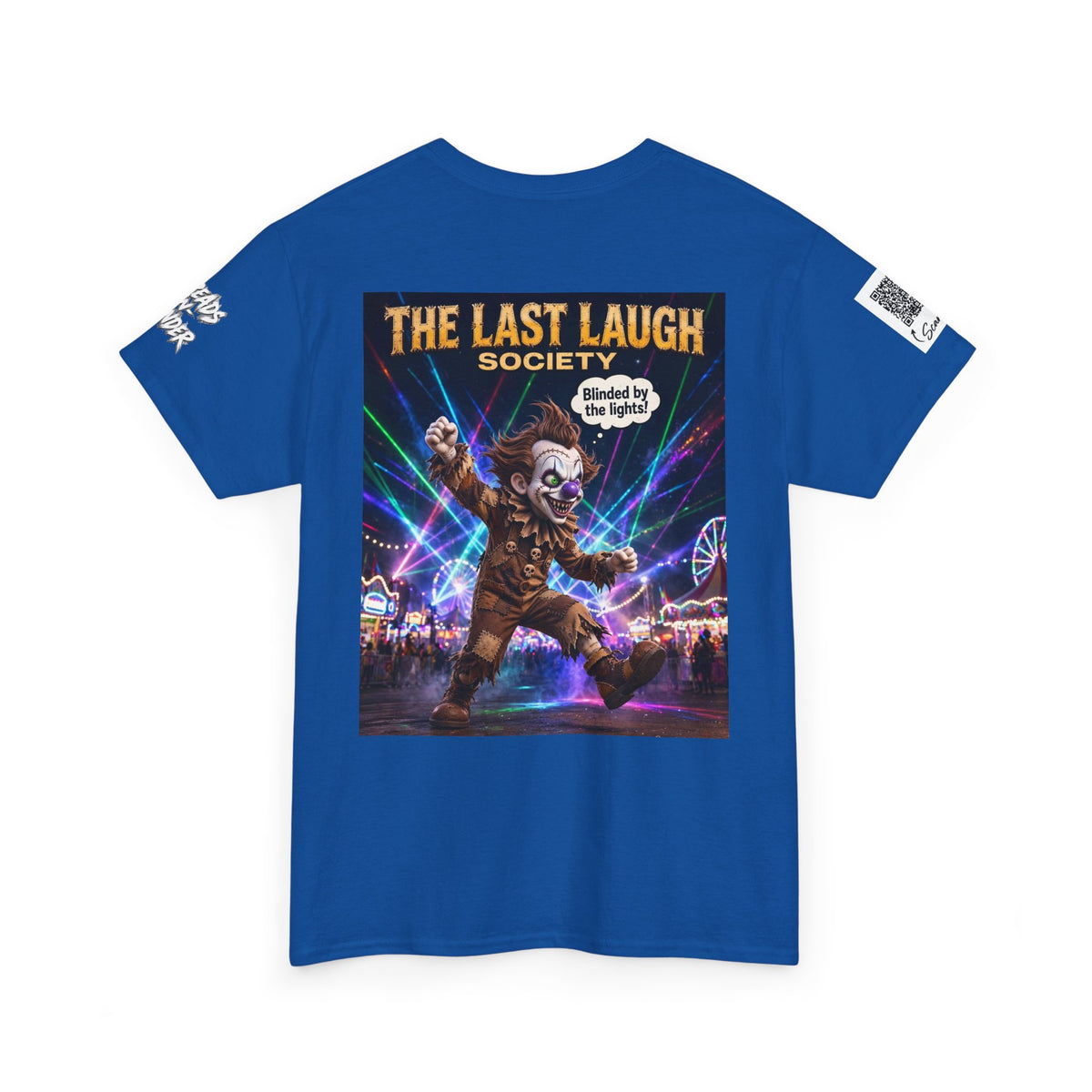 The Last Laugh Society Tee #103 — Carnival Clown Horror Graphic T-Shirt