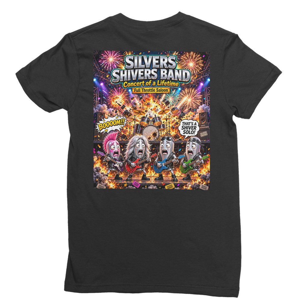 The Silver Shivers Band Premium Jersey Women's T-Shirt