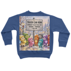Trash Can Row Classic Kids Sweatshirt
