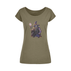 angry can man Wide Neck Womens T-Shirt XS-5XL