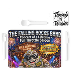 Falling Rocks COllection Single Placemat and Coaster Set
