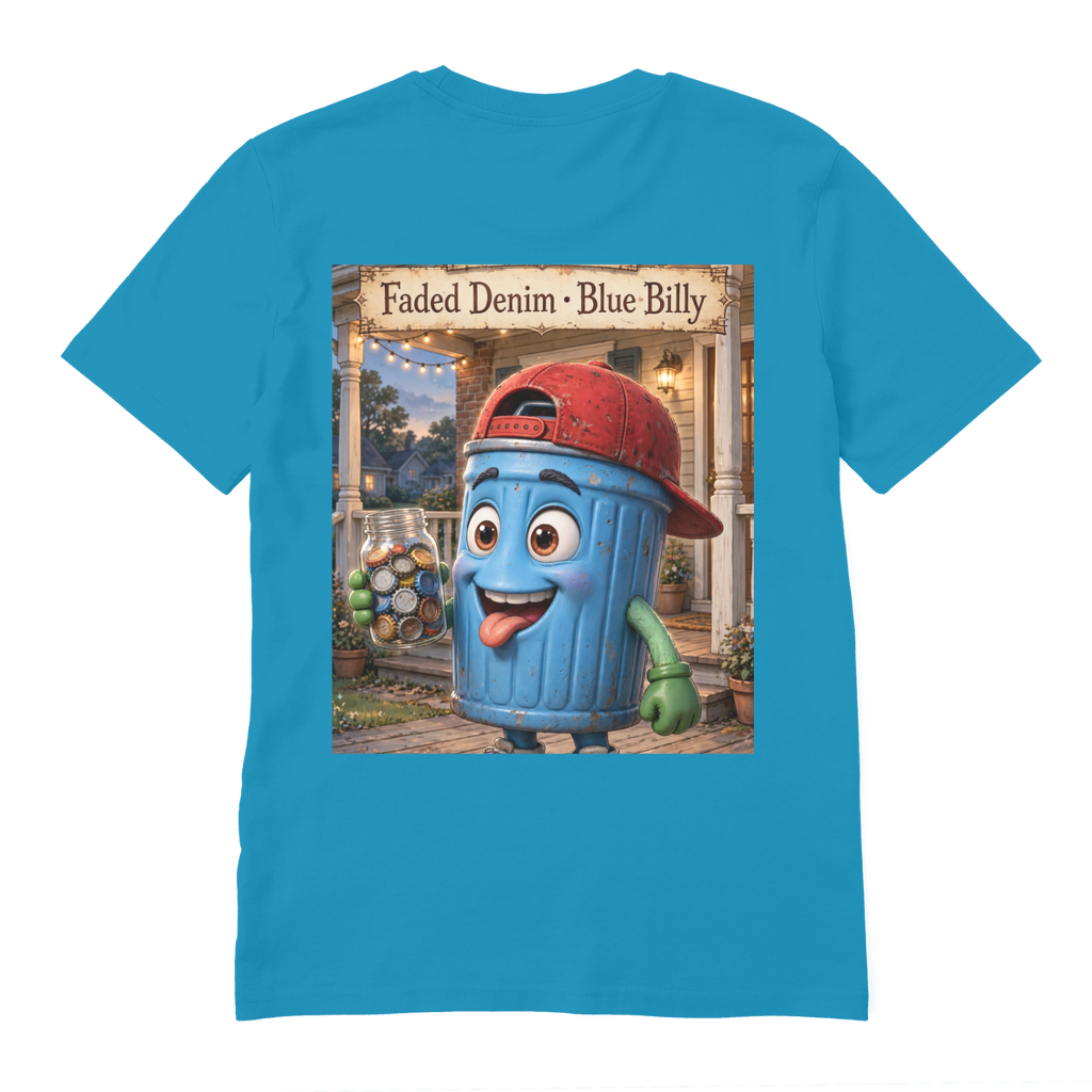 Trash Can Row Premium Organic Adult T-Shirt