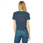 ANGRY CAN MAN 3.0 Classic Women's Cropped Raw Edge T-Shirt