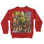 Trash Can Row Classic Kids Sweatshirt