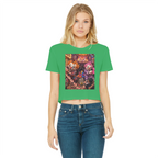 The Last Laugh Society Classic Women's Cropped Raw Edge T-Shirt