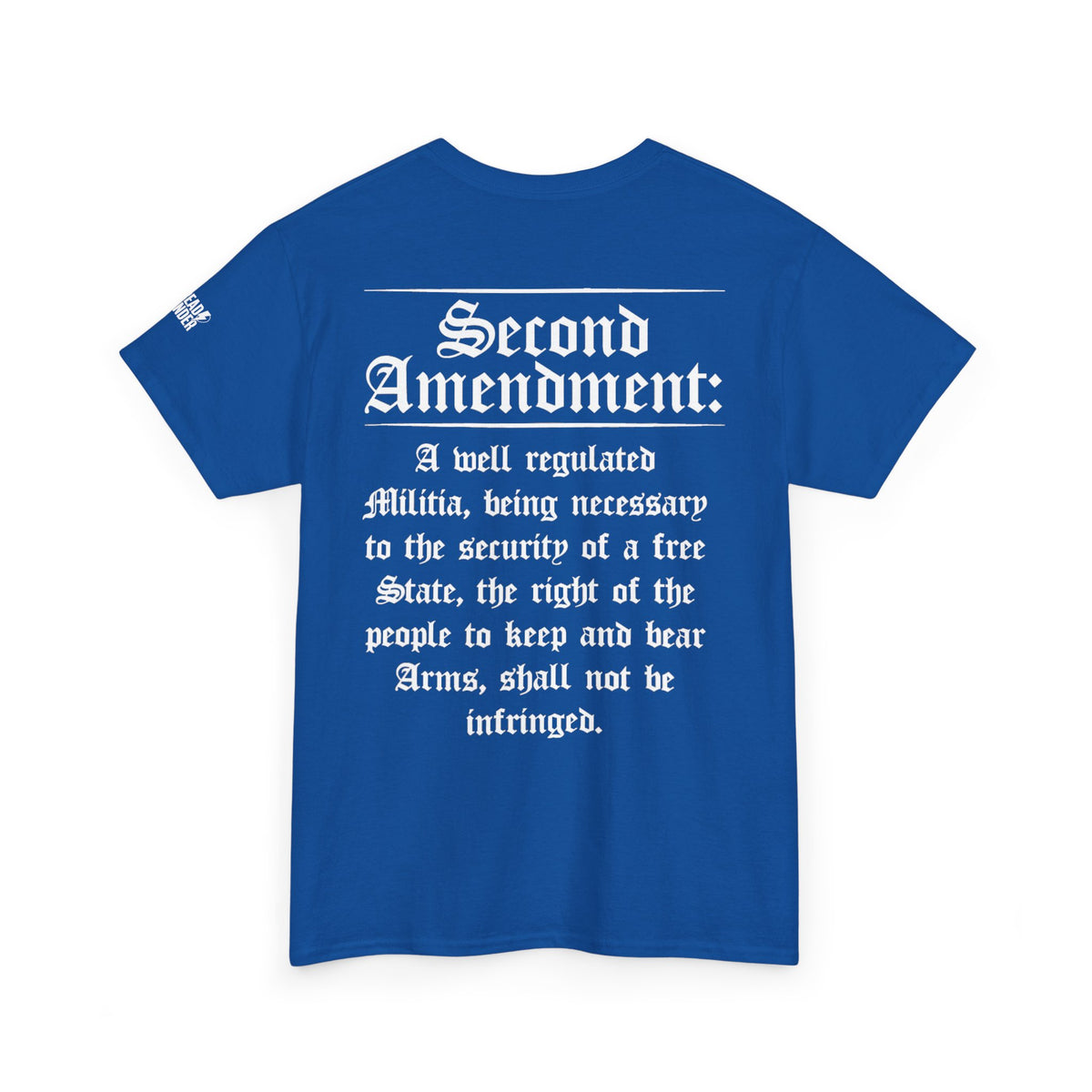 Second Amendment T-Shirt — Constitution Quote Flag Tee