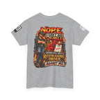 Satan Still Has a Restraining Order Against Me Back Graphic Tee