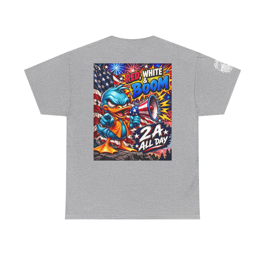 Red, White & Boom Patriotic Duck Back Graphic Tee